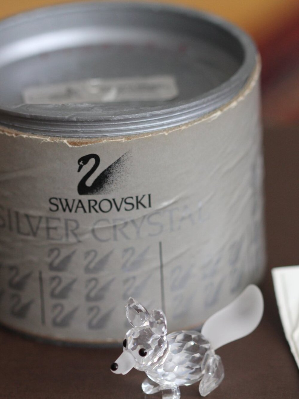 Vintage Swarovski Crystal Fox